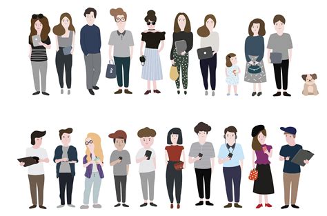 people vectors|People Vector Art & Graphics .